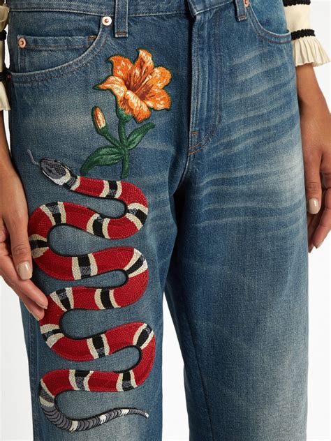 portafoglio gucci jeans|Gucci denim jeans.